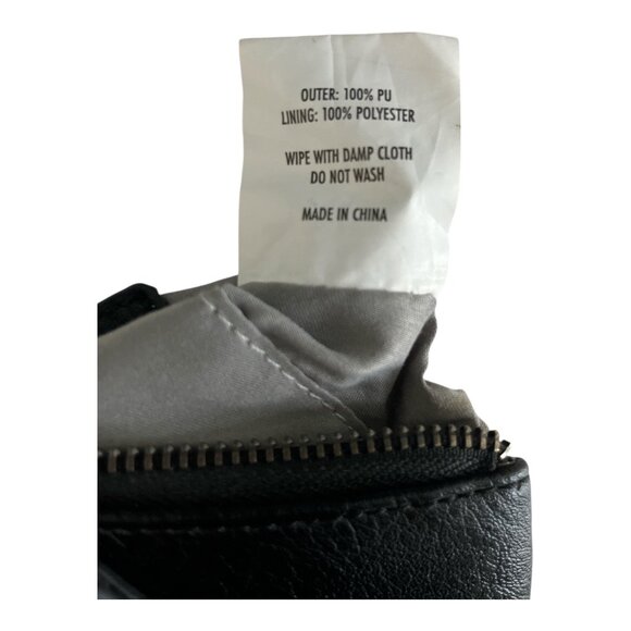 Plug and Tote Black Studded Wristlet Clutch Bag – Faux Leather 2016 - Picture 5 of 5